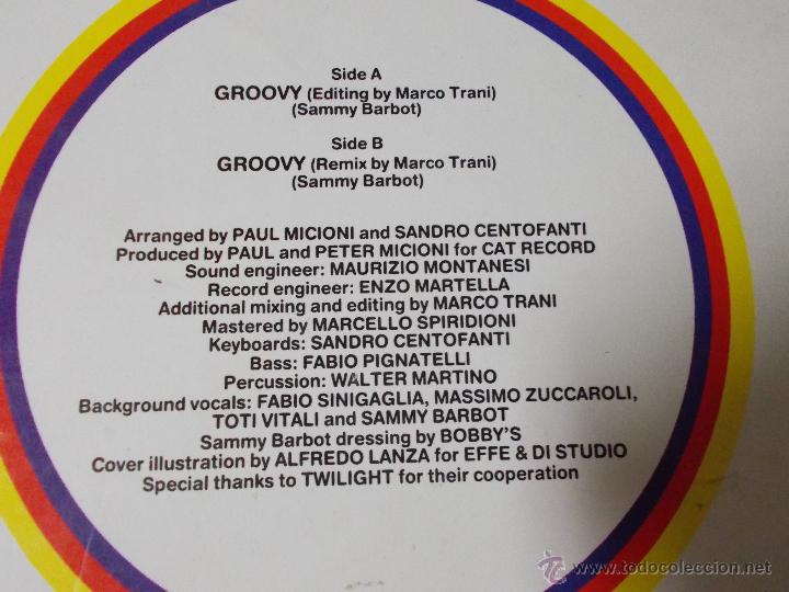 Discos de vinilo: SAMMY BARBOT MAXI 12 - Foto 3