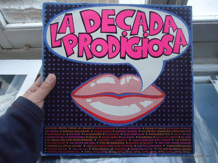 Discos de vinilo: disco vinilo - lp - la decada prodigiosa - Foto 1