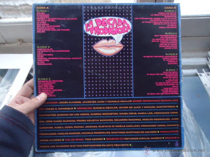 Discos de vinilo: disco vinilo - lp - la decada prodigiosa - Foto 2