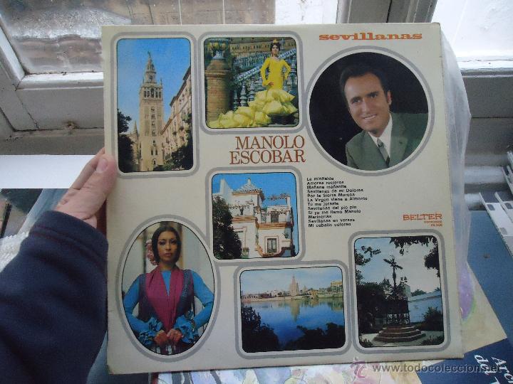 Discos de vinilo: disco vinilo lp - manolo escobar - Foto 1