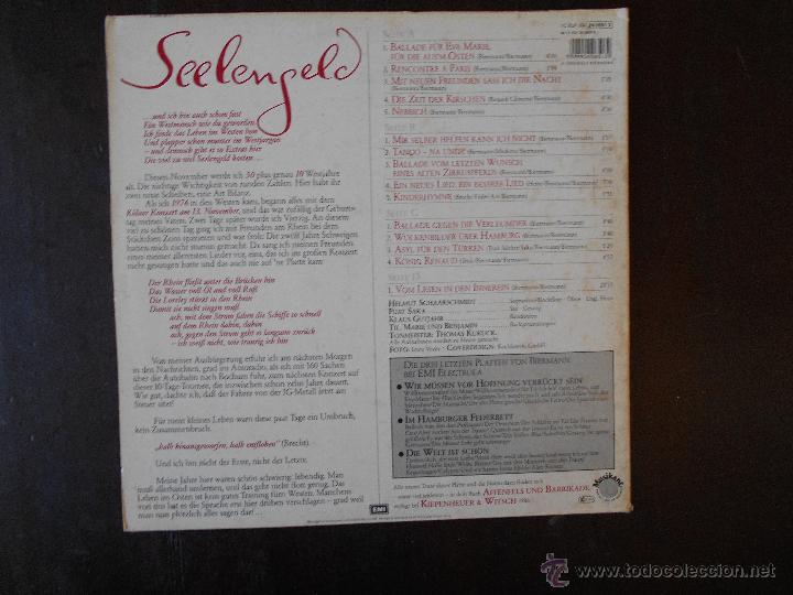 Discos de vinilo: 2 LPS WOLF BIERMANN - SEELENGELD - 1986 (N2) - Foto 2
