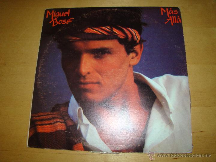 Discos de vinilo: LP MIGUEL BOSE - MAS ALL&Aacute; - Foto 1