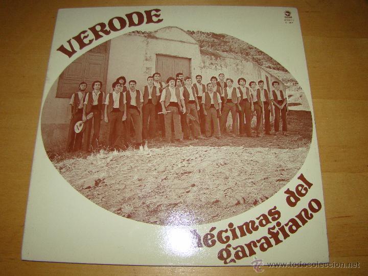 Discos de vinilo: LP VERODE - D&Eacute;CIMAS DEL GARAFIANO - Foto 1
