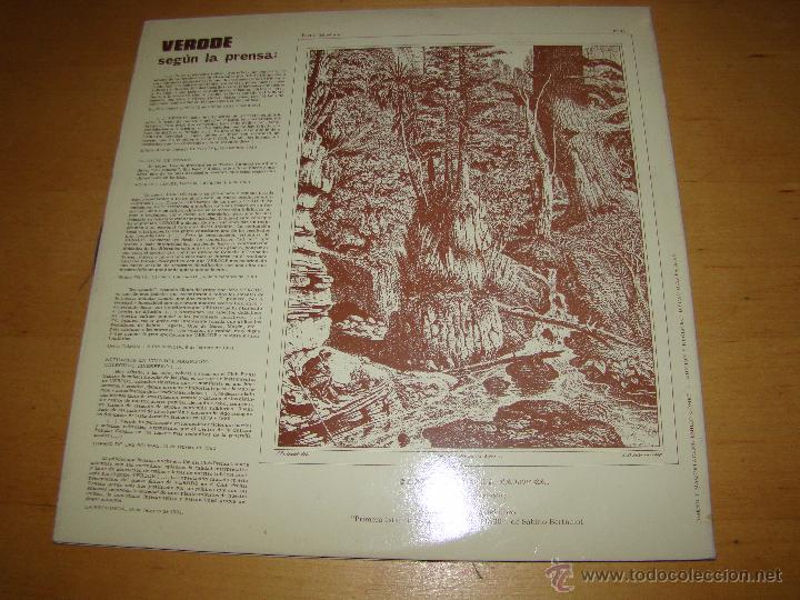 Discos de vinilo: LP VERODE - D&Eacute;CIMAS DEL GARAFIANO - Foto 3
