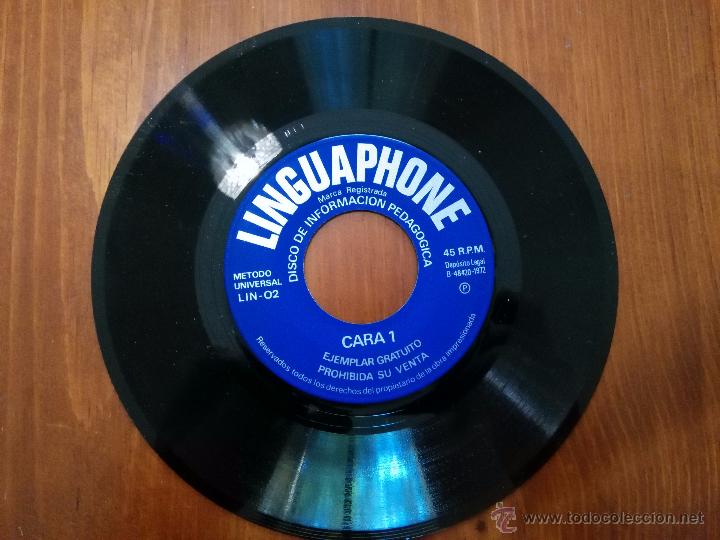 Disques de vinyle: DEMOS, LINGUAPHONE, DISCO DE DEMOSTRACION PARA APRENDER UN IDIOMA