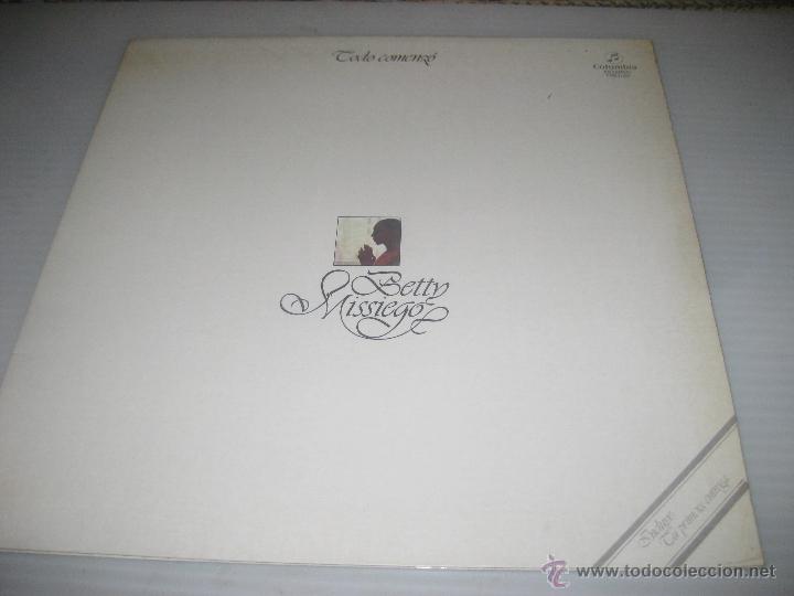 Discos de vinilo: Todo comenz&oacute;, BETY MISSIEGO 1978 - Foto 1