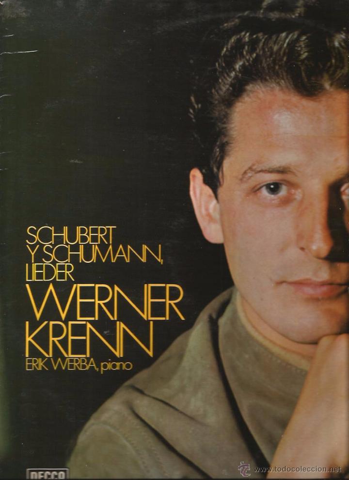 Discos de vinilo: LP WERNER KRENN ( LIEDER ) : SHUMANN & SCHUBERT - Foto 1