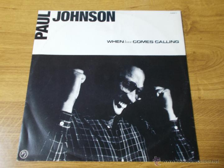 Discos de vinilo: PAUL JOHNSON. MAXI 12 - Foto 1