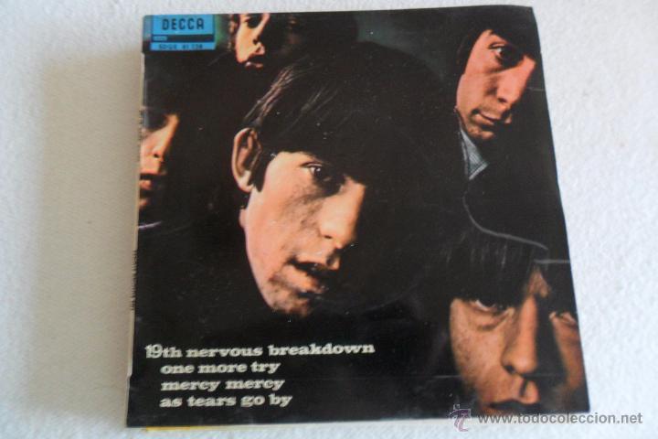 Discos de vinilo: ROLIING STONES - 19TH NERVOUS BREAKDOWN + 3 EP  1966 - Foto 1