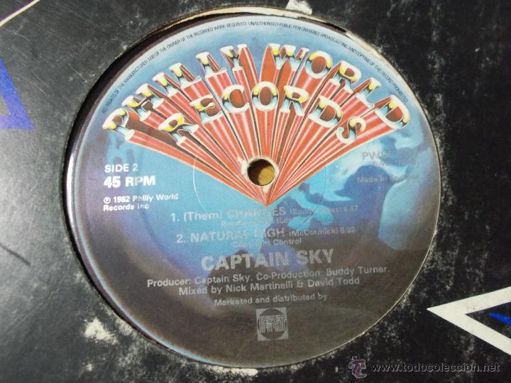 Discos de vinilo: CAPTAIN SKY DON&acute;T TOUCH THAT DIAL MAXI 12 - Foto 2