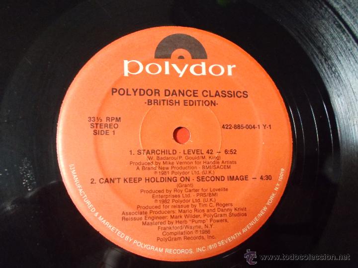 Discos de vinilo: POLYDOR DANCE CLASSICS LEVEL 42.SECONDIMAGE.VISAGE.PETER GODWIN MAXI 12 - Foto 3