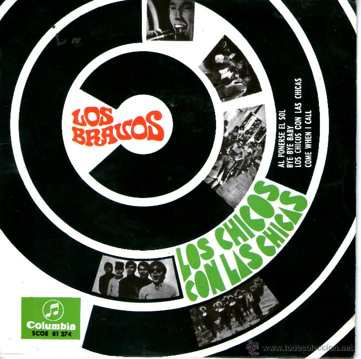 Discos de vinilo: LOS BRAVOS - LOS CHICOS CON LAS CHICAS - Foto 1