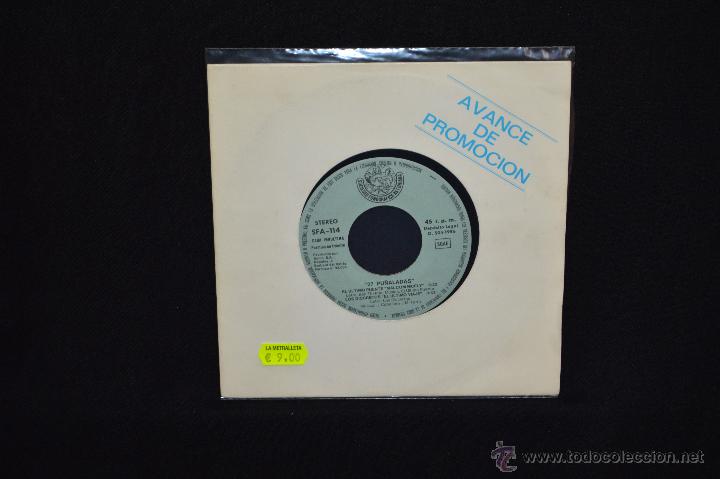 Discos de vinilo: 27 PU&Ntilde;ALADAS - EL ULTIMO PUENTE - SINGLE PROMOCIONAL - Foto 1