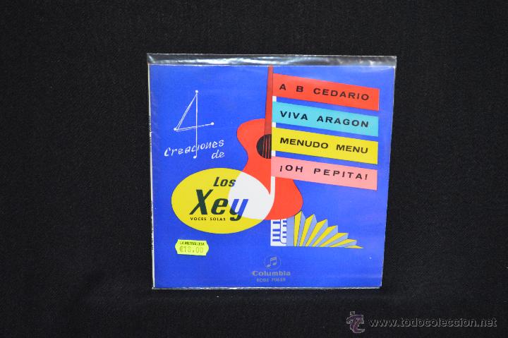 Discos de vinilo: LOS XEY - MENUDO MENU +3 - EP - Foto 1