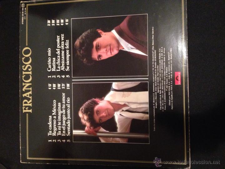 Discos de vinilo: Disco vinilo lp cari&ntilde;o m&iacute;o .francisco - Foto 2