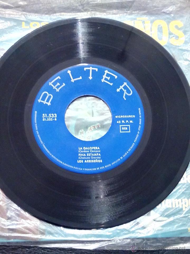 Discos de vinilo: EP LOS ARRIBE&Ntilde;OS - GRANADA - EL COLORADO.... + 2 - BELTER 1965. - Foto 6