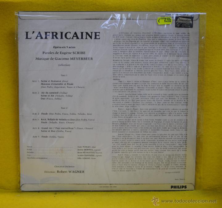 Discos de vinilo: ROBERT WAGNER - L&Aacute;FRICAINE - BSO - LP - Foto 2