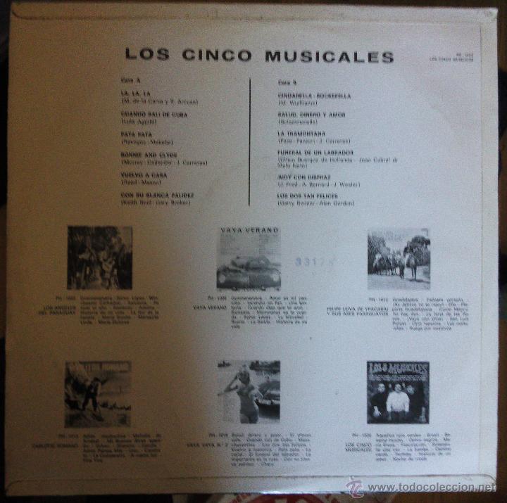 Discos de vinilo: Los 5 musicales -Lp 1968 - Foto 2