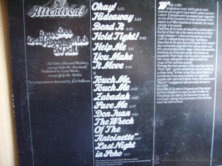 Discos de vinilo: DAVE DEE,DOZY,BEAKY,MICK & TICH ---- ATTENTION! - Foto 2