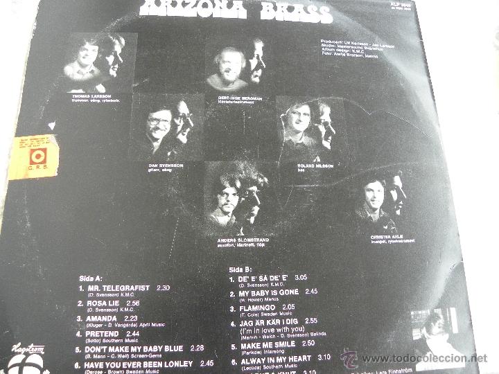 Discos de vinilo: ARIZONA BRASS -LP 1978 -EDICION SUECA - Foto 2