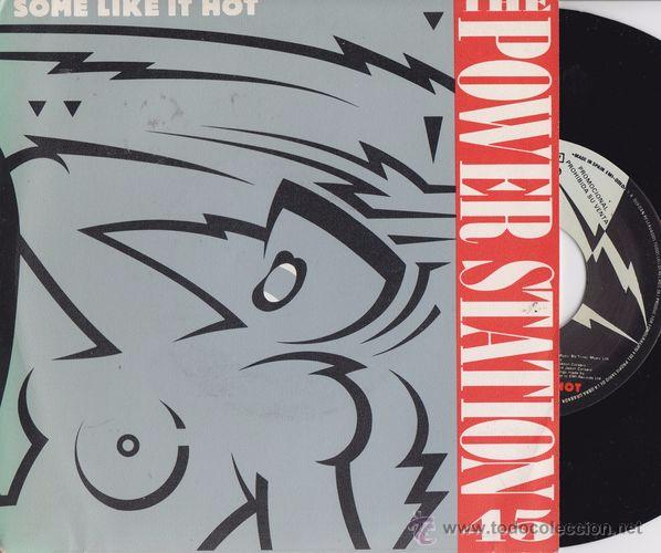 Vinyl records: THE POWER STATIONS - SOME LIKE HOT - SINGLE ESPA&Ntilde;OL PROMOCIONAL DE VINILO