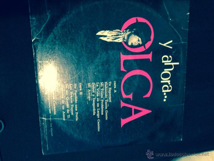 Discos de vinilo: Disco vinilo lp y ahora Olga guillot - Foto 2