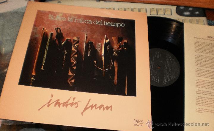 Disques de vinyle: indio juan lp sobre la rueca del tiempo.espa&ntilde;a 1989 /2