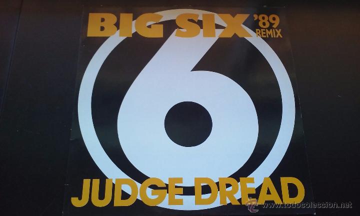 Discos de vinilo: Judge Dread - Big Six 89 Remix - 1989 - Foto 1