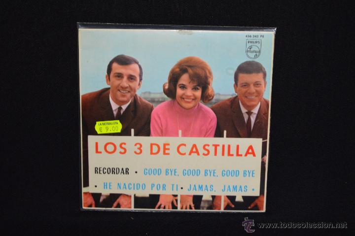 Discos de vinilo: LOS 3 DE CASTILLA - RECORDAR +3 - EP - Foto 1