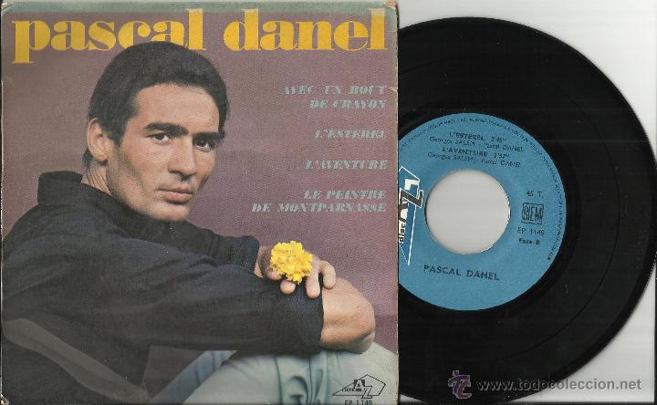 Discos de vinilo: pascal danel ep avec un bout de crayon + 3.francia - Foto 1