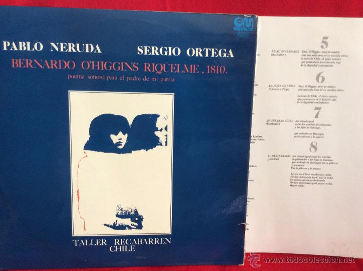 Pablo Neruda Y Sergio Ortega Lp Poema Sonoro Sold Through Direct Sale