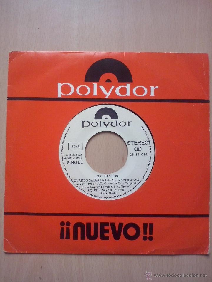 Discos de vinilo: los puntos- cuando salga la luna- single polydor 1973