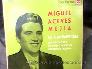 Discos de vinilo: Miguel Aceves Mej&iacute;a - La cantimplora + 3 (RCA, 1962) - Foto 1