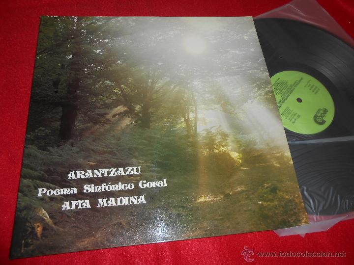 Discos de vinilo: ARANTZAZU Poema sinfonico coral Barcelona orkesta+O&ntilde;ati Corala++juan carlos Irizar LP 1983 Apolo EX