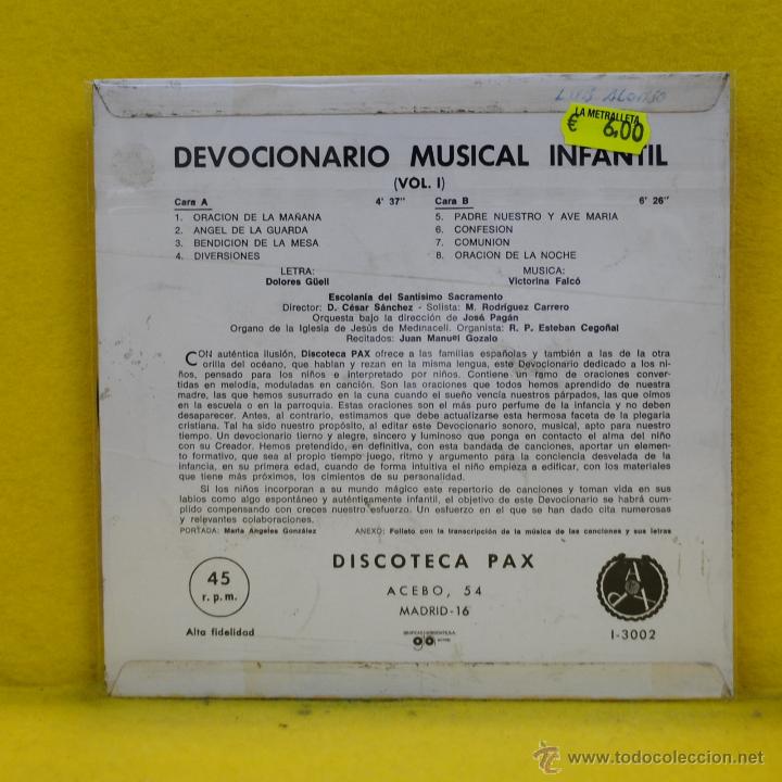 Discos de vinilo: VARIOS - ORACION DE LA MAANA + 3 - EP - Foto 2