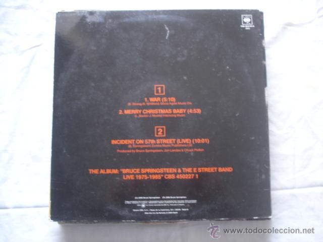 Discos de vinilo: Bruce Springsteen & The E-Street Band    War - Foto 2