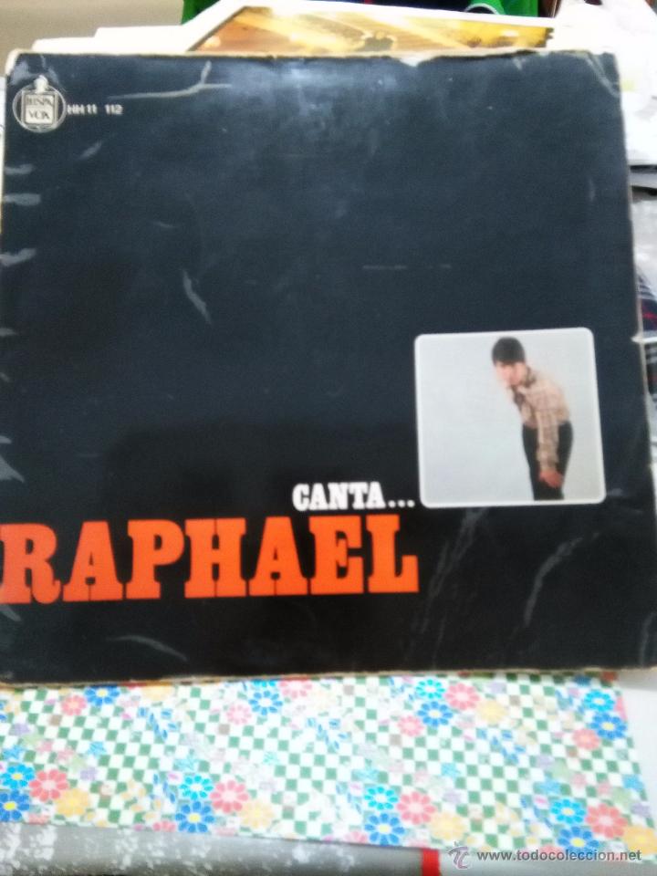 Discos de vinilo: Raphael - Canta... - Edici&oacute;n de 1966 de Espa&ntilde;a - Doble Portada - Foto 2