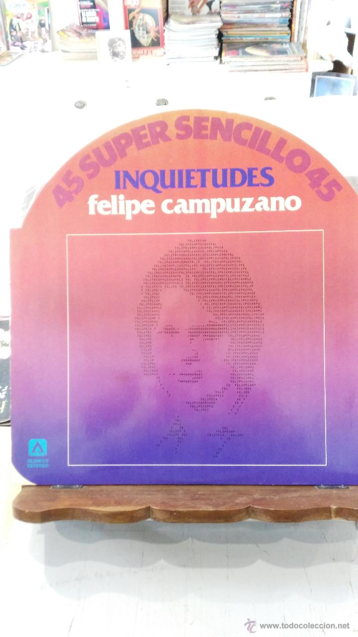 Discos de vinilo: Felipe Campuzano - Inquietudes / Las Salinas - Foto 1