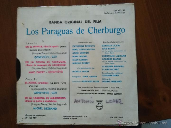 Discos de vinilo: Los Paraguas De Cherburgo Catherine Deneuve - Foto 2