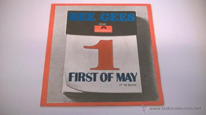 Discos de vinilo: The Bee Gees.1 First of may.SINGLE.ESPA&Ntilde;A 1969.FONOGRAM.POLYDOR.