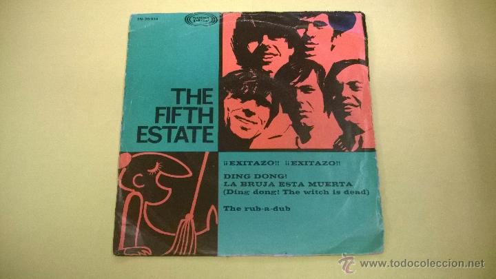 Discos de vinilo: The Fifth Estate.Ding dong!La bruja esta muerta.SINGLE.ESPA&Ntilde;A 1967.FONOGRAM.SONOPLAY.
