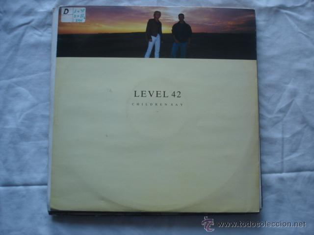Discos de vinilo: Level 42   Children Say - Foto 1