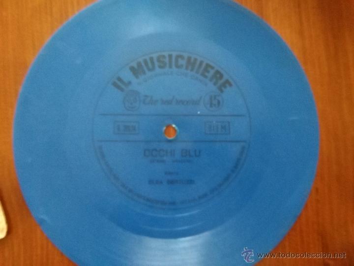 Dischi in vinile: il musichiere flexidisc occhi blu elsa