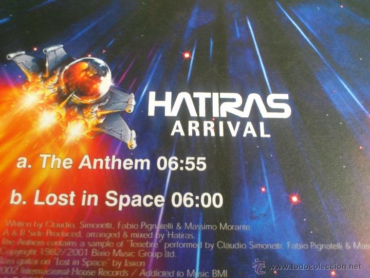 Discos de vinilo: HATIRAS - ARRIVAL - MAXI - VINILO - TANGA RECORDS - 2002 - Foto 4