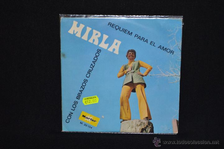 Discos de vinilo: MIRLA - CON LOS BRAZOS CRUZADOS +1 - SINGLE - Foto 1