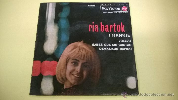 Disques de vinyle: Ria Bartok.Frankie.EP.ESPA&Ntilde;A 1963.RCA VICTOR.