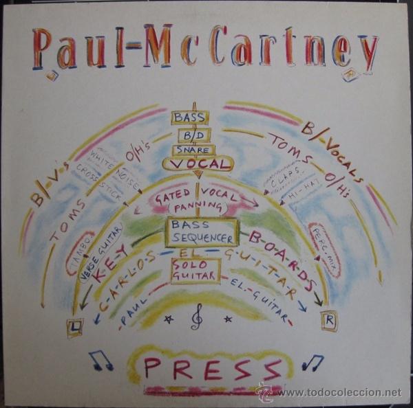 Discos de vinilo: PAUL MCCARTNEY - PRESS - MAXI - SPAIN - EMI ODEON - T - - Foto 1
