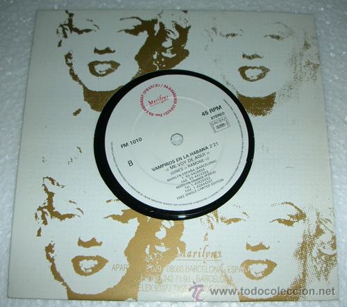 Vinyl records: Chris Wilson/ Vampiros En La Habana &ndash; Free Single - MARILYN RECORDS - EDICION LIMITADA
