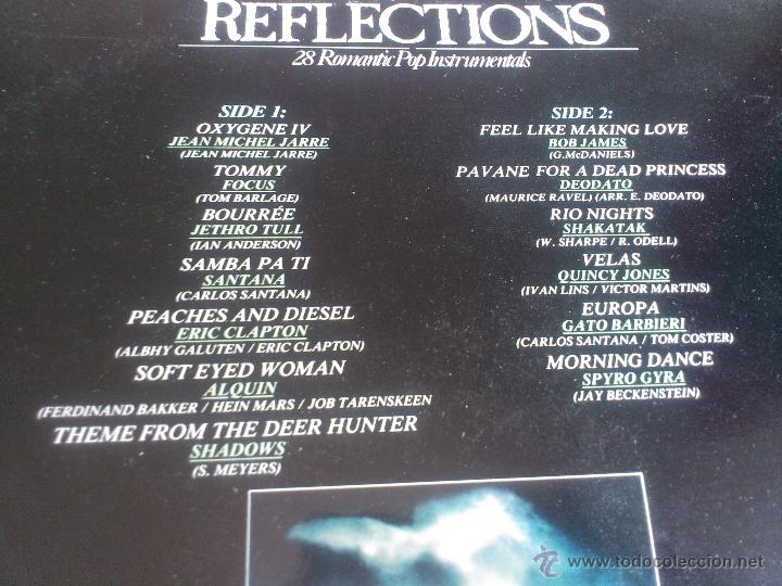 Discos de vinilo: REFLECTIONS - 28 ROMANTICS POP INSTRUMENTALS - DOBLE VINILO - LP - ARCADE - 1983 - Foto 4