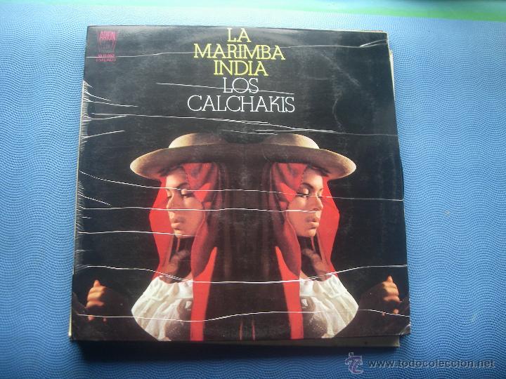 Discos de vinilo: LOS CALCHAKIS,LA MARIMBA INDIA / LP PEPETO - Foto 1
